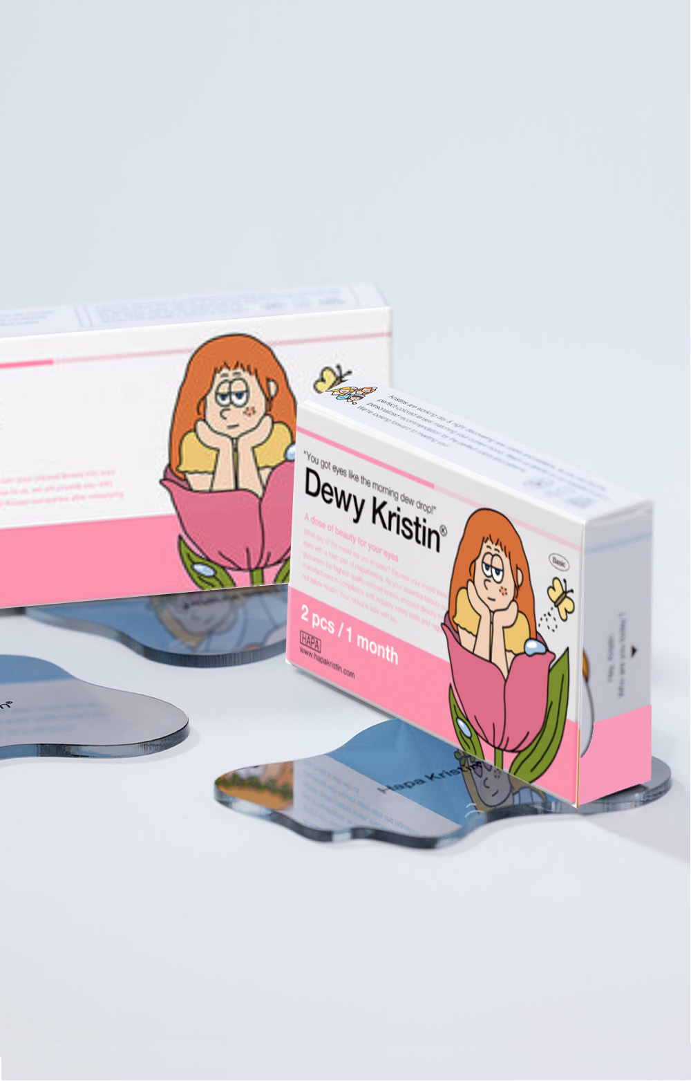 [1-Month] Dewy Kristin Basic Gray (10pcs)・HapaKristin