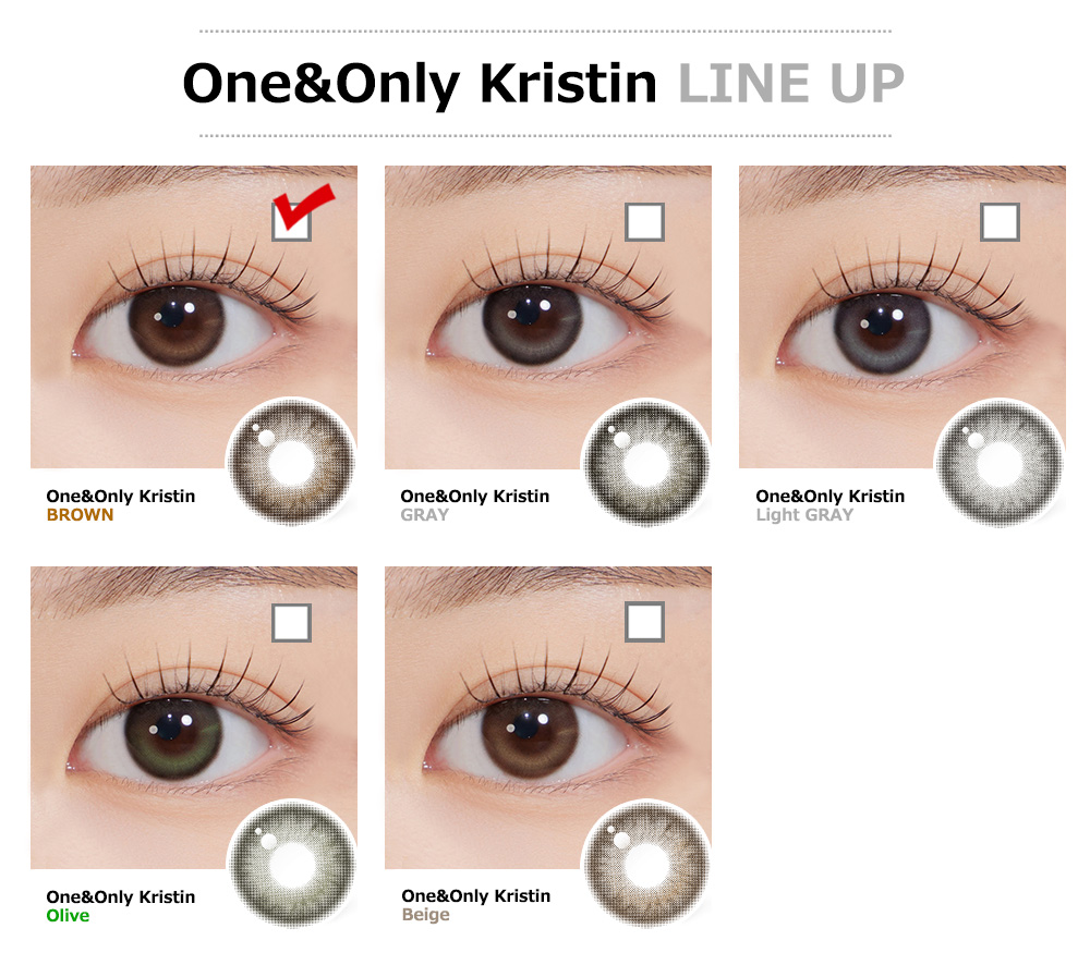 [1-Day] One&Only Kristin Brown (10pcs)・HapaKristin