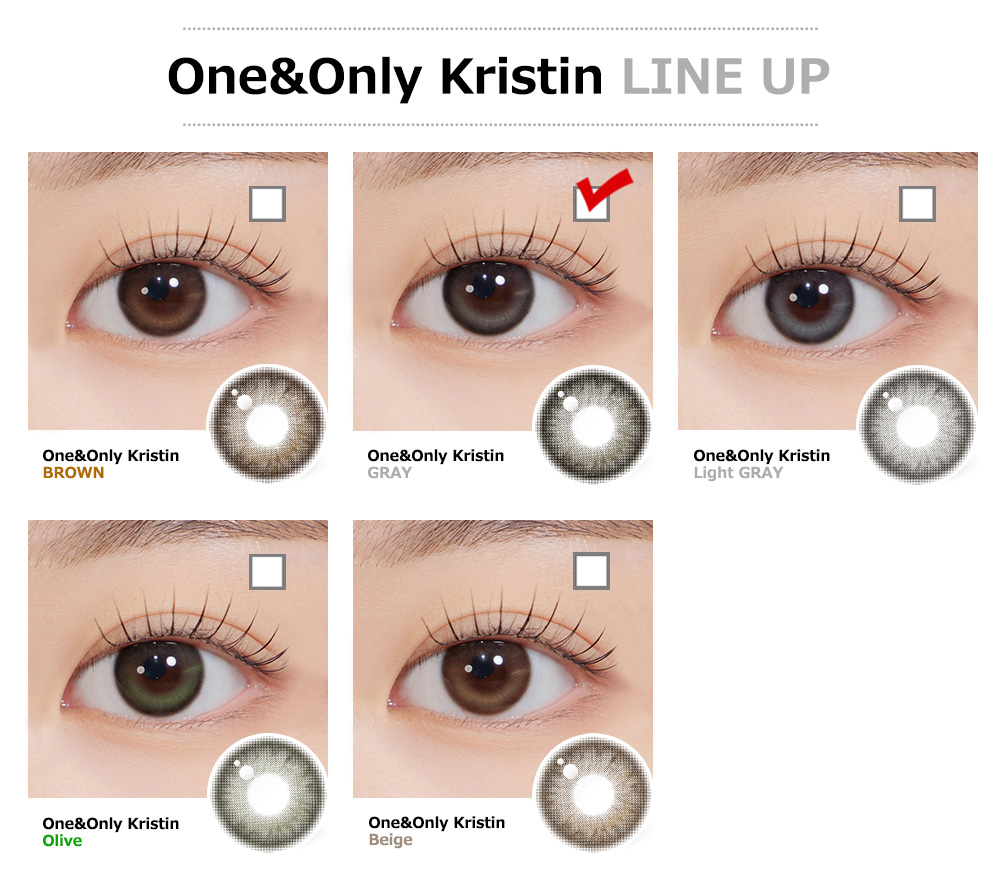 [1-Day] One&Only Kristin Gray (10pcs)・HapaKristin
