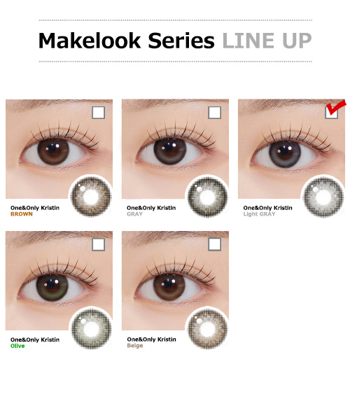 [1-Day] One&Only Kristin Light Gray (10pcs)・HapaKristin5