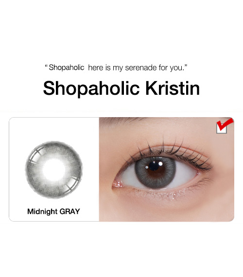 [1-Day] Shopaholic Kristin Midnight Gray (10pcs)・HapaKristin5