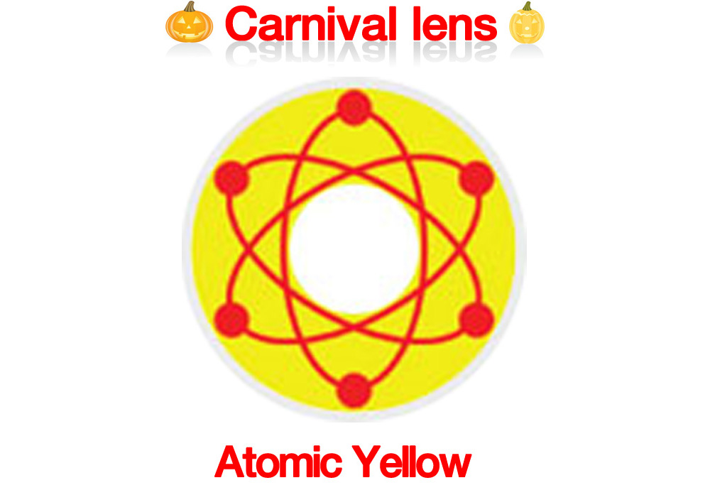 [Cosplay/6-Month] Atomic Yellow - Crazy-045 (2pcs)
