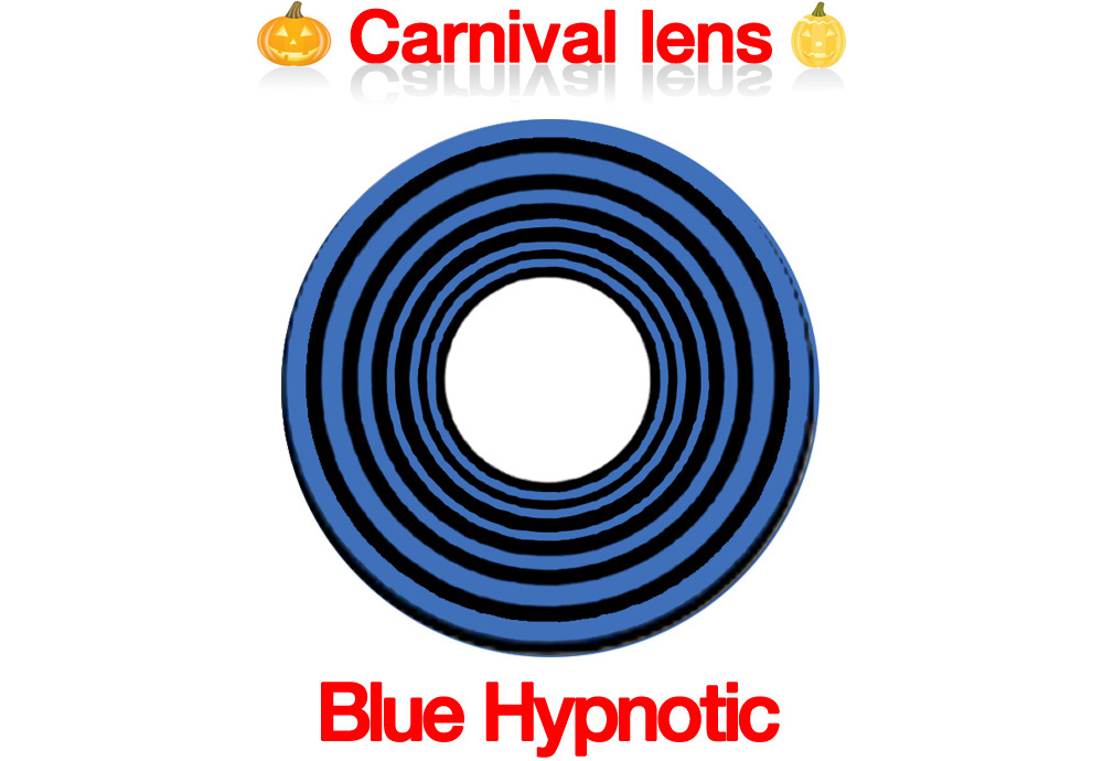 [Cosplay/6-Month] Blue Hypnotic - Crazy-017 (2pcs)