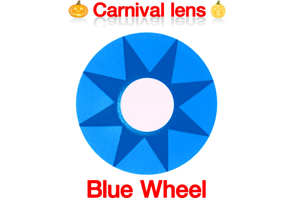 [Cosplay/6-Month] Blue Wheel - Crazy-002 (2pcs)