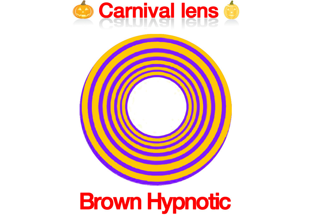 [Cosplay/6-Month] Brown Hypnotic - Crazy-016 (2pcs)