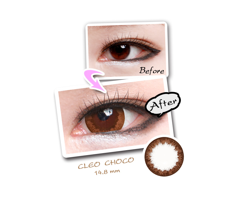 [6-Months] CLEO Choco Brown (2pcs)