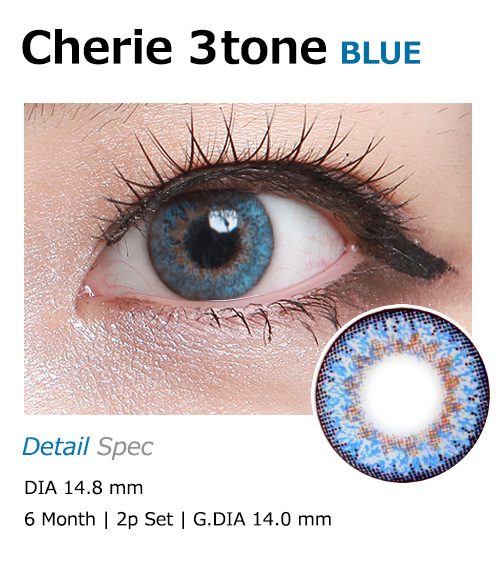[6-Months] Cherie Blue (2pcs)