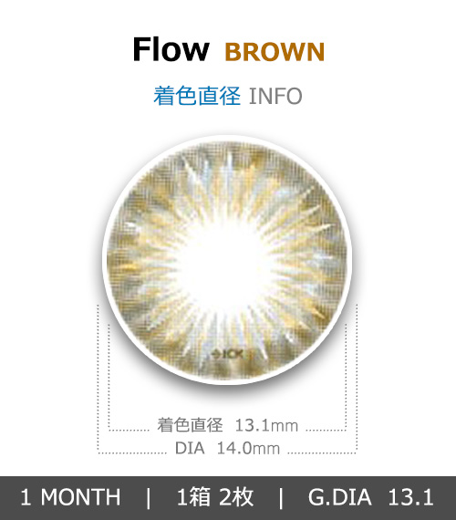[1-Month] Ice Flow Brown (2pcs)4