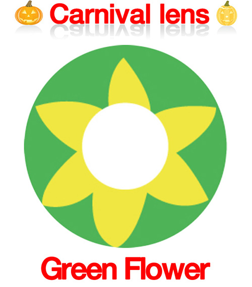 [Cosplay/6-Month] Green Flower  - Crazy-015 (2pcs)1