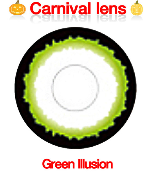 [Cosplay/6-Month] Green Illusion - Crazy-H05 (2pcs)4