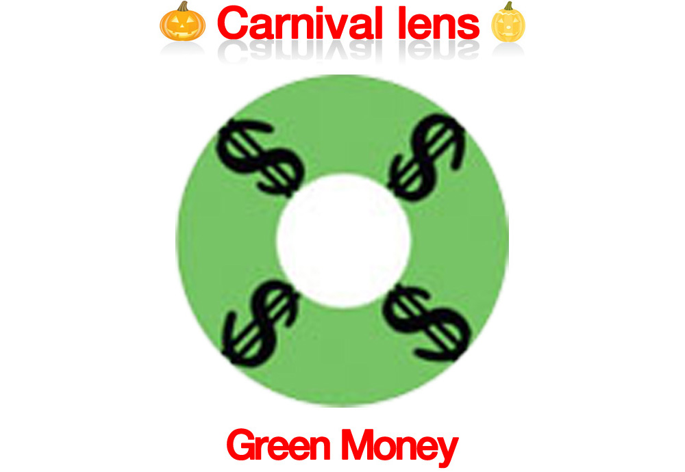 [Cosplay/6-Month] Green Money - Crazy-035 (2pcs)