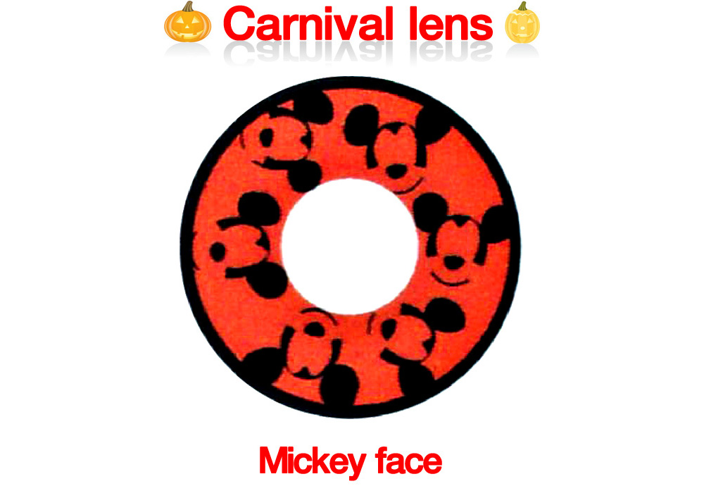 [Cosplay/6-Month] Mickey face - 099 (2pcs)