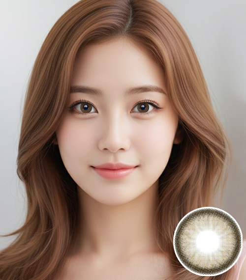 [1-Month] Natural Yuno-1 Brown (2pcs)2