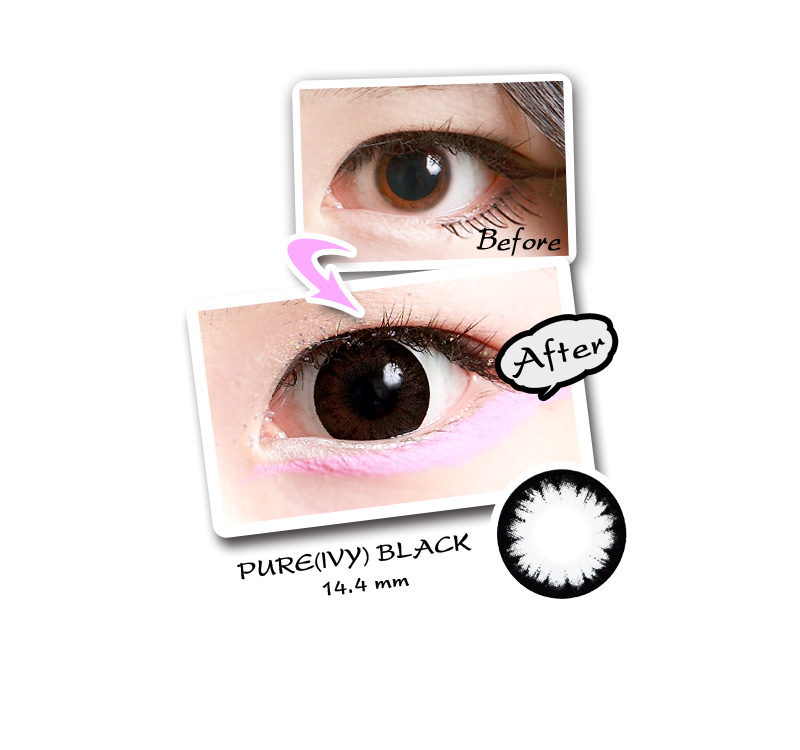 [6-Months] PURE IVY Black (2pcs)