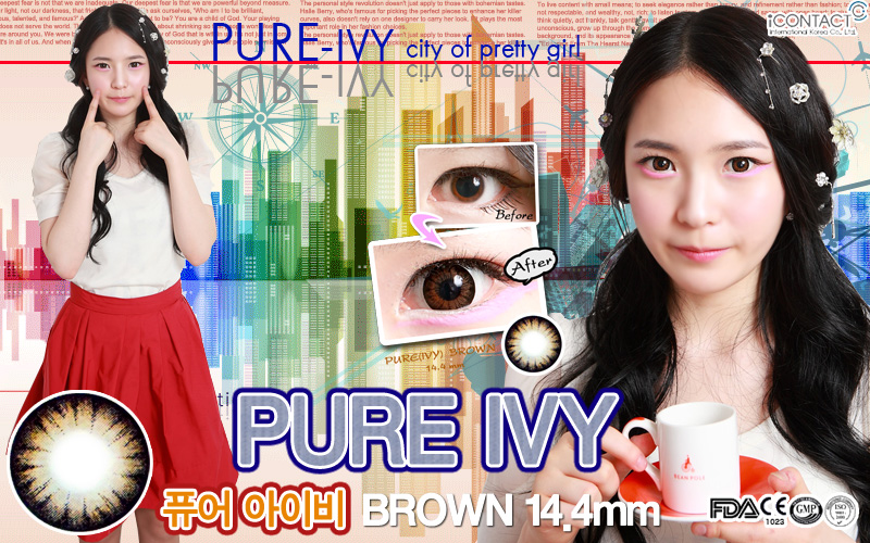 [6-Months] PURE IVY Brown (2pcs)