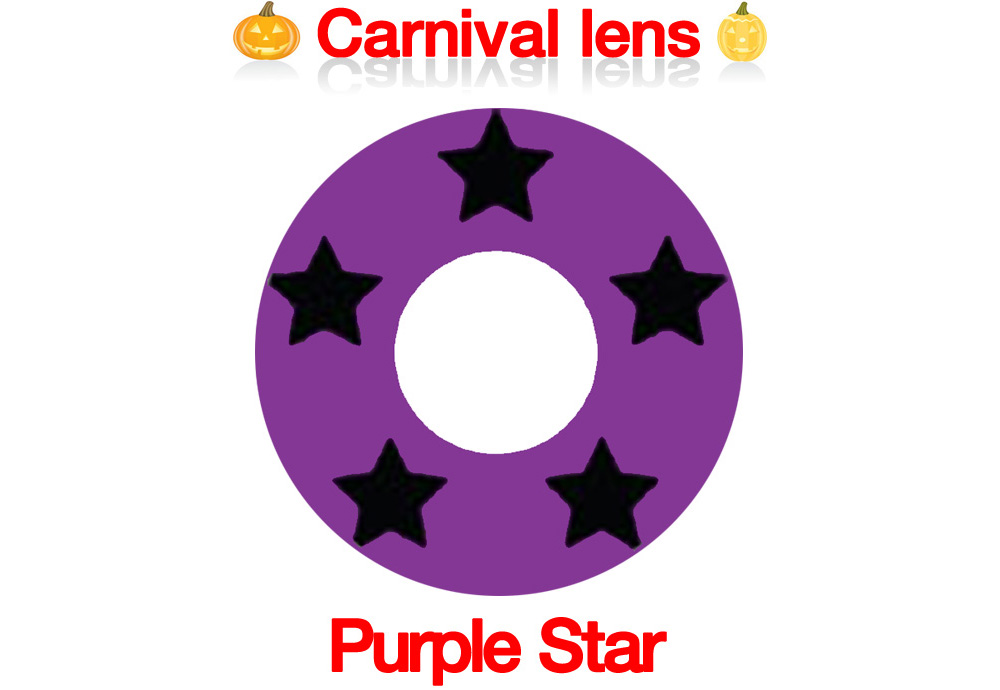 [Cosplay/6-Month] Purple Star - Crazy-018 (2pcs)