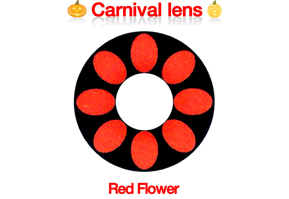 [Cosplay/6-Month] Red Flower - 081 (2pcs)