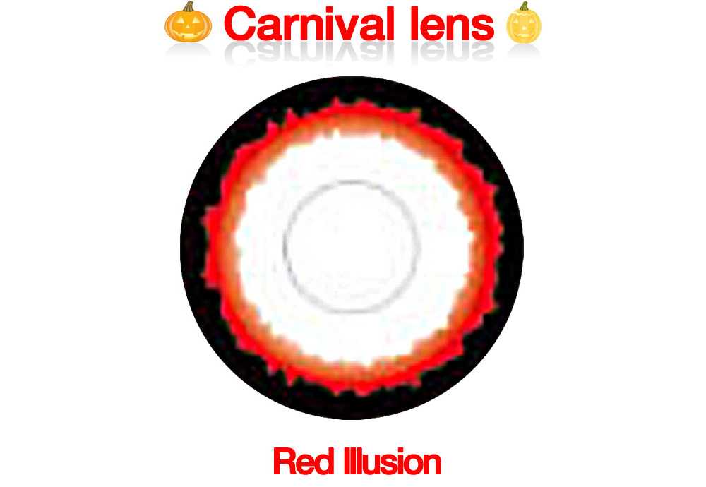 [Cosplay/6-Month] Red Illusion - Crazy-H04 (2pcs)