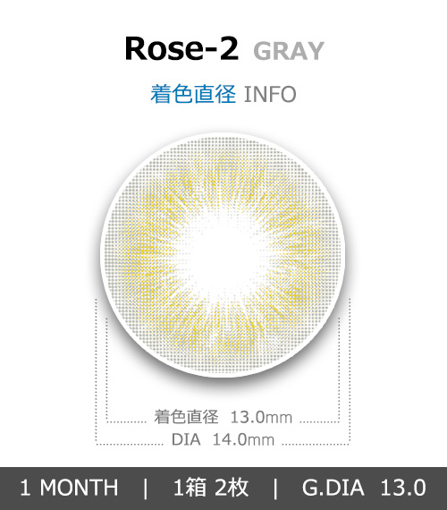 [1-Month] Rose Gray (2pcs)4