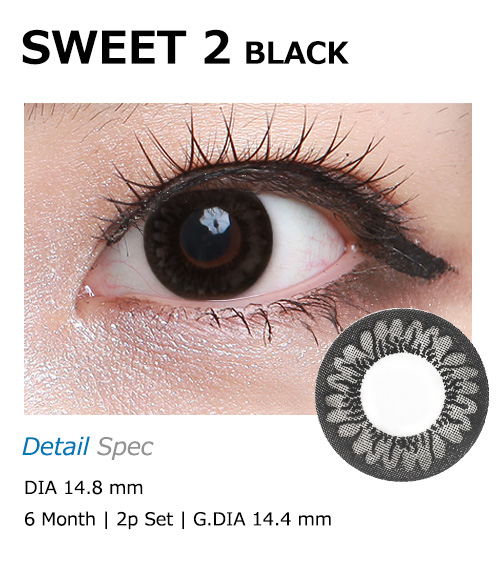 [6-Months] Sweet-2 Black (2pcs)