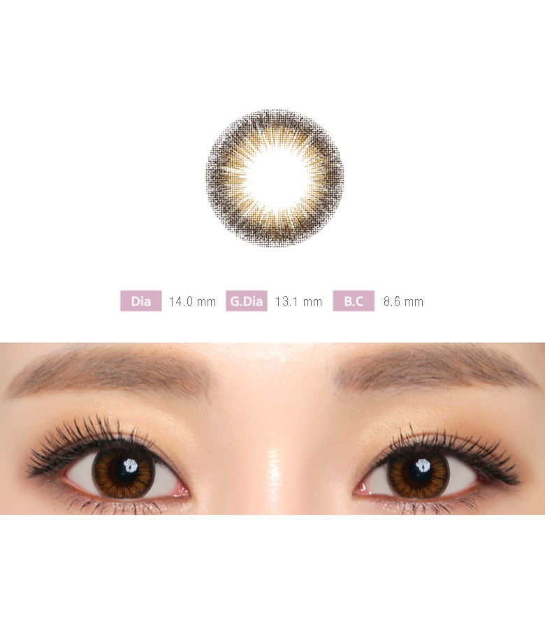 [1-Month] Salamanque Brown (2pcs)