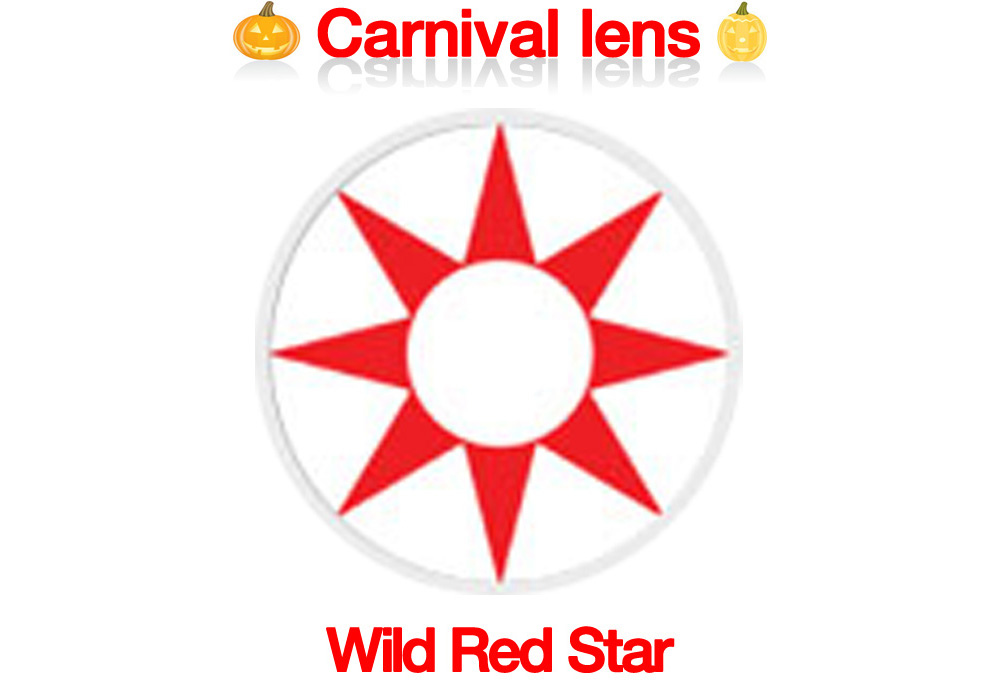 [Cosplay/6-Month] Wild Red Star - Crazy-036 (2pcs)