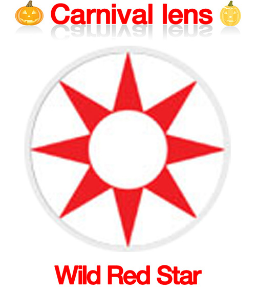 [Cosplay/6-Month] Wild Red Star - Crazy-036 (2pcs)