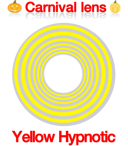 [Cosplay/6-Month] Yellow Hypnotic - Crazy-013 (2pcs)