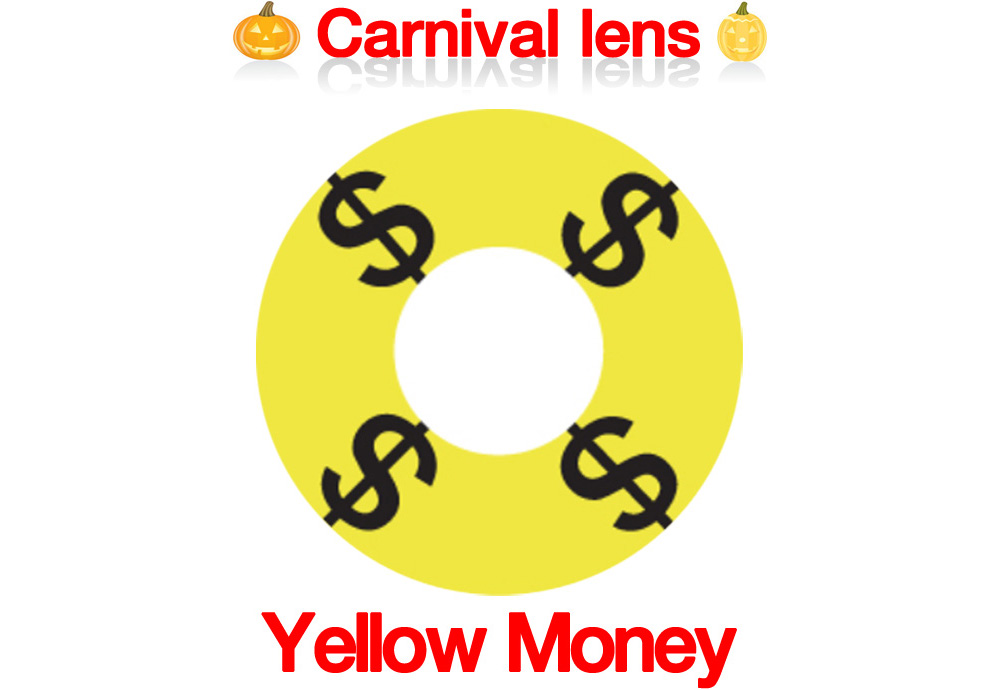 [Cosplay/6-Month] Yellow Money - Crazy-007 (2pcs)