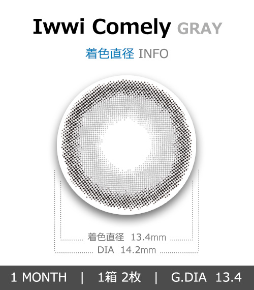 [1-Month] Iwwi Comely Gray (2pcs)4