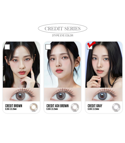 [1-Month] Credit Gray (2pcs)5