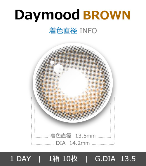 [1-Day] Day Mood Brown (10pcs)4