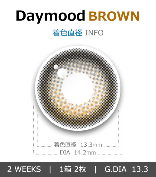 [2-Weeks] Day Mood Brown (2pcs)4
