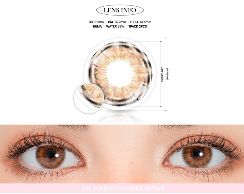 [1-Month] Iwwinka Brown (2pcs)