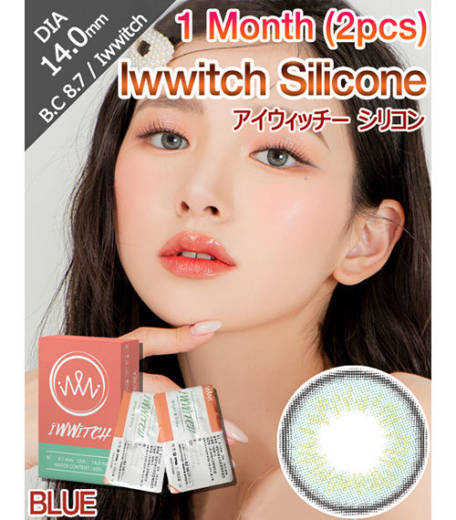 [1-Month] Iwwitch Silicone Ocean Blue (2pcs)1