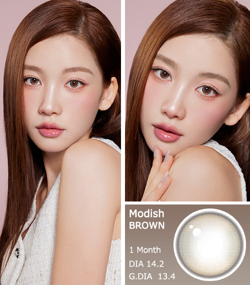 [1-Month] Modish Brown (2pcs)3