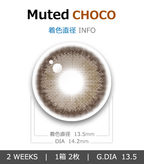 [2-Weeks] Muted Choco (2pcs)4