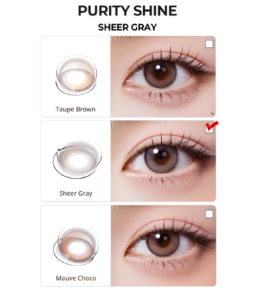 [2-Weeks] Purity Shine Taupe Brown (2pcs)5
