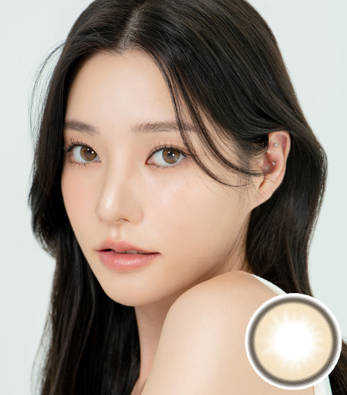 [Toric/6-Month] U-R RING Silicone Toric Brown (2pcs)2
