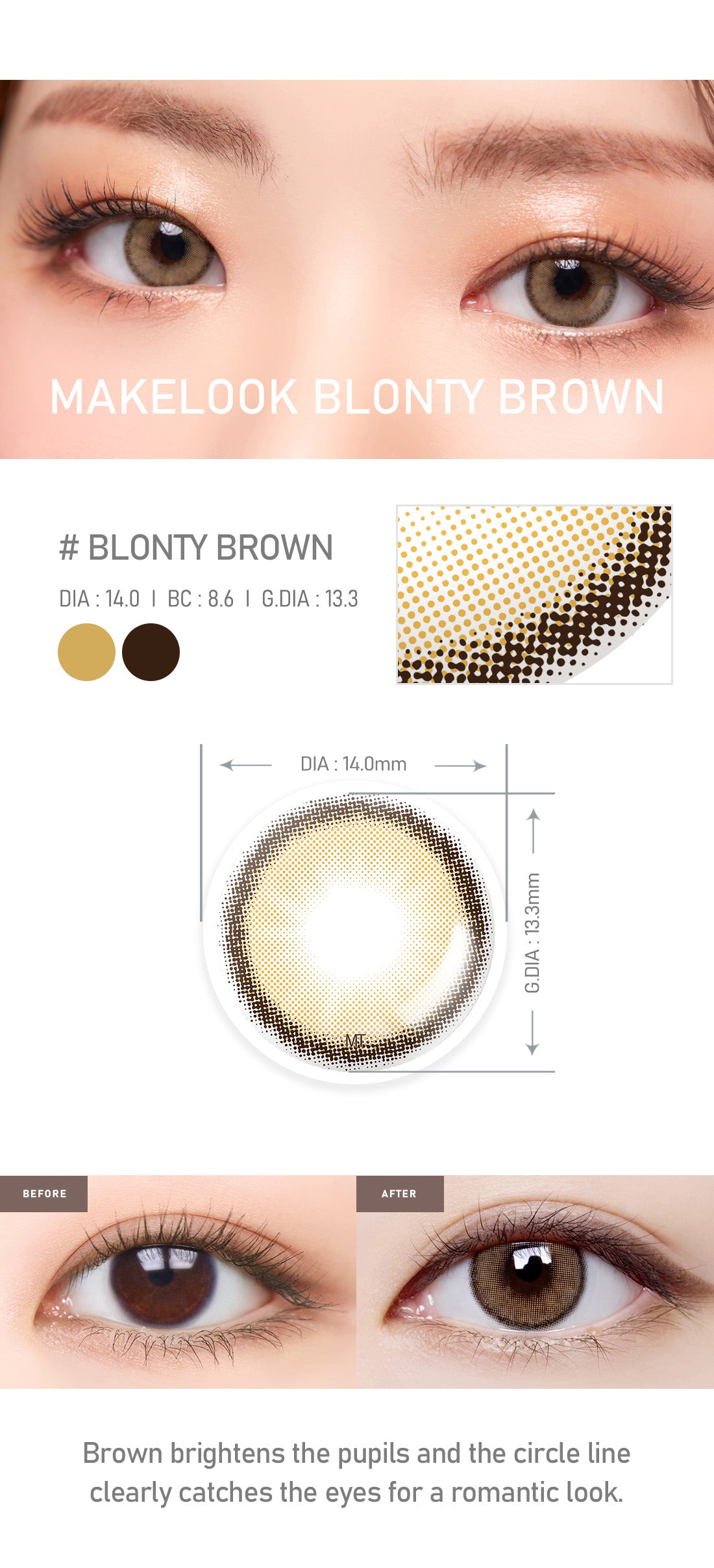 [Toric/Select Period] Torica Blonty Brown