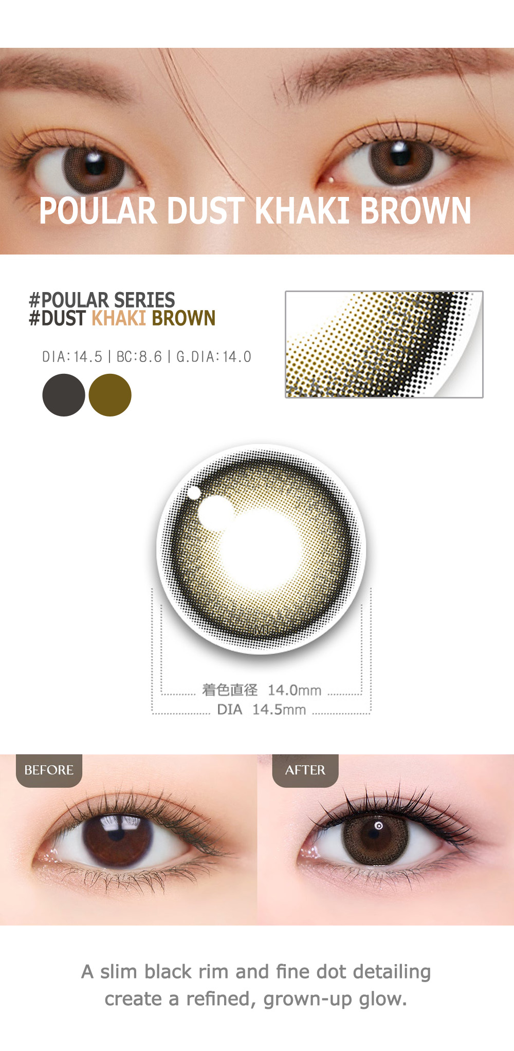 [Select Period] Torica Dust Khaki Brown