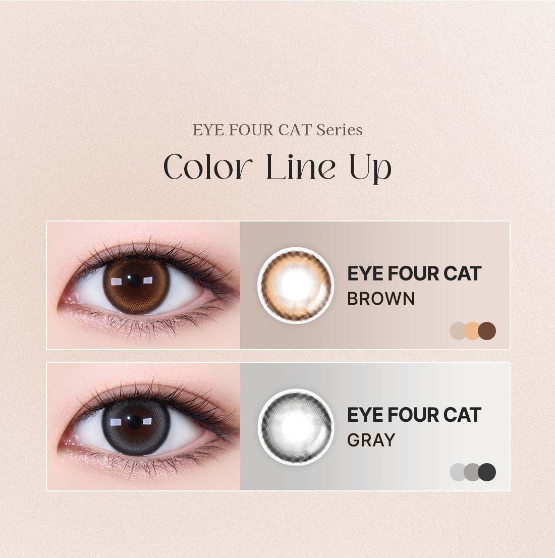 [Select Period] Torica Eye four cat Brown