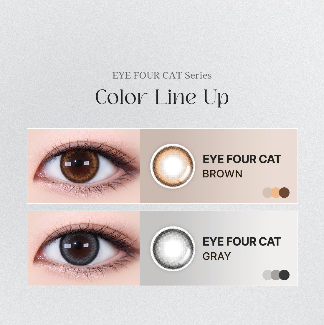[Select Period] Torica Eye four cat Gray