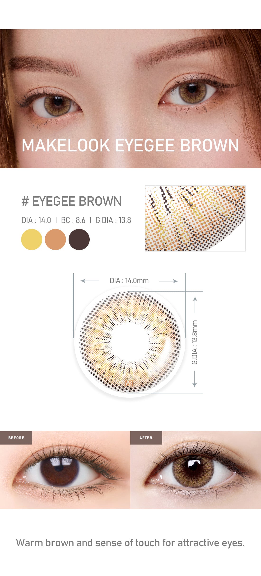 [Toric/Select Period] Torica Eyegee Brown