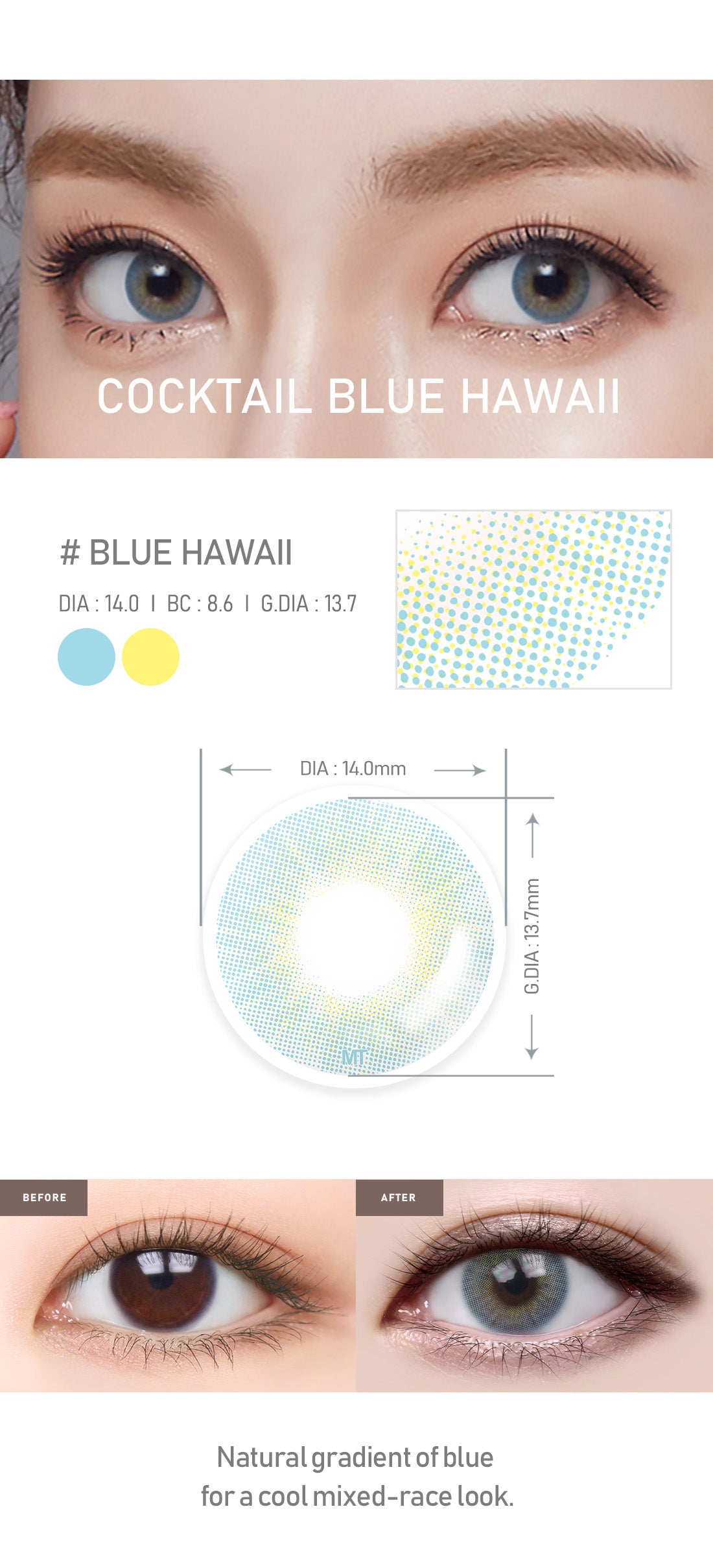 [Toric/Select Period] Torica Hawaii Blue