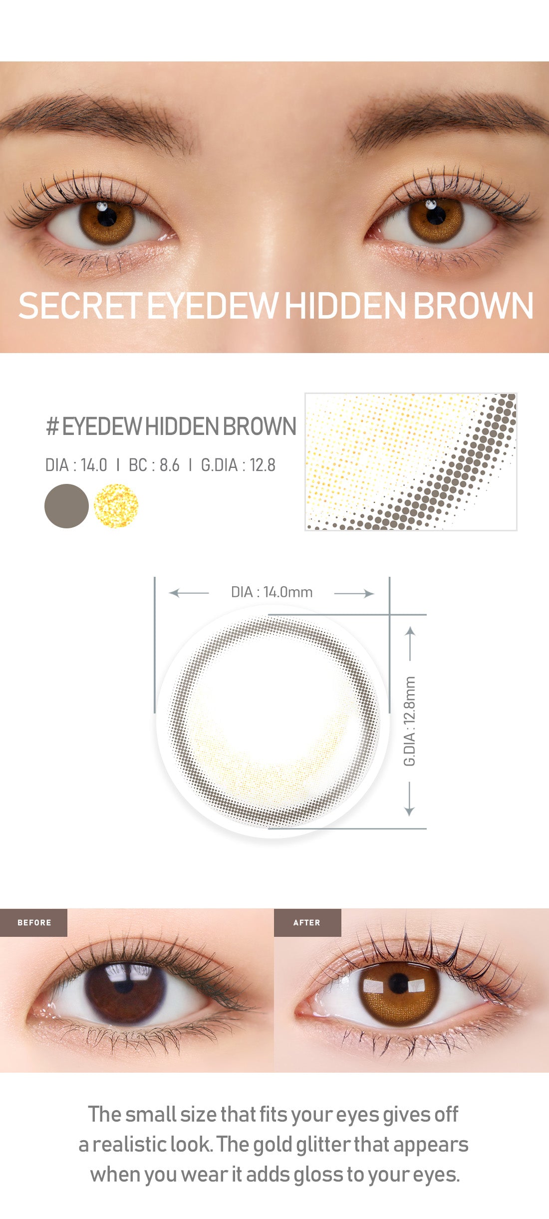 [Toric/Select Period] Torica Hidden Pearl Brown