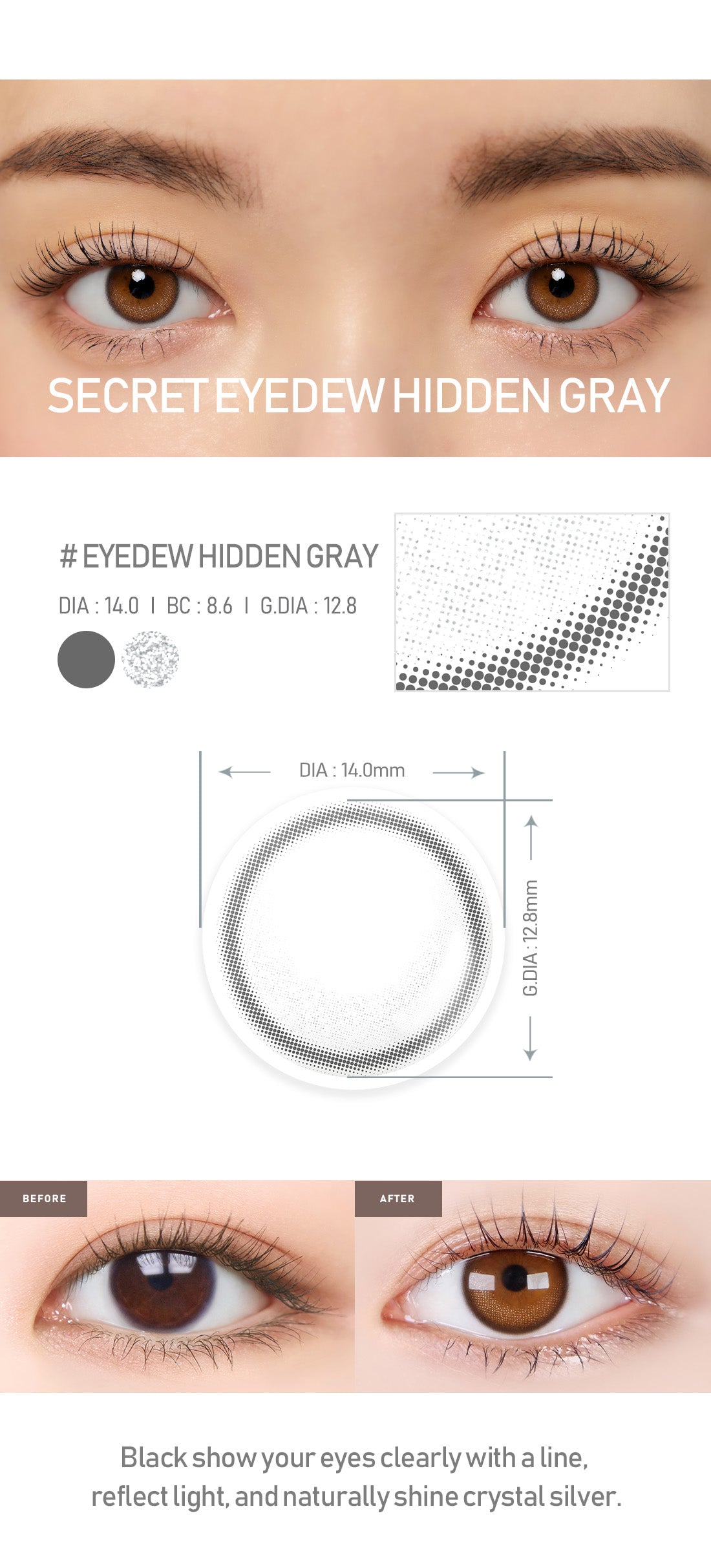 [Toric/Select Period] Torica Hidden Pearl Gray