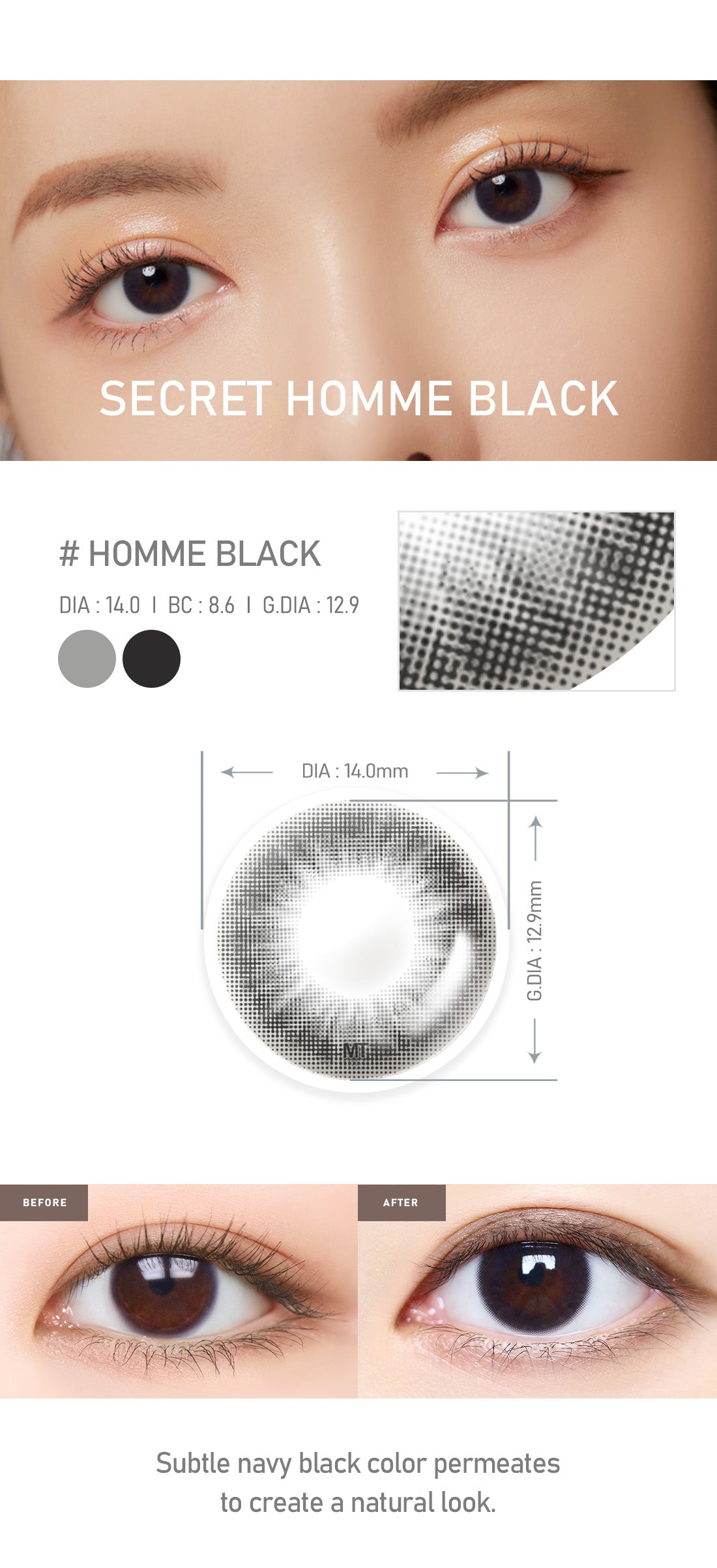 [Toric/Select Period] Torica Homme Black