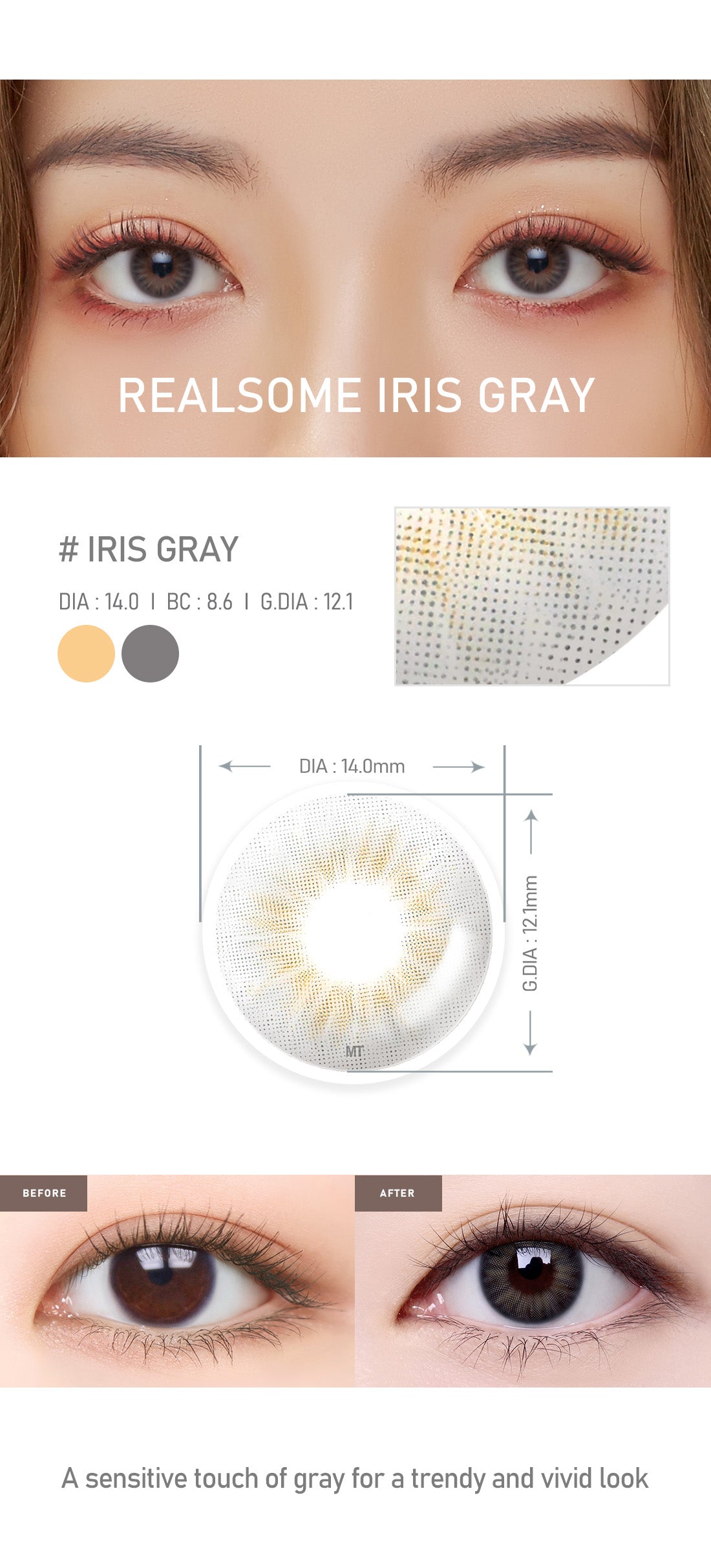 [Select Period] Torica Iris Gray