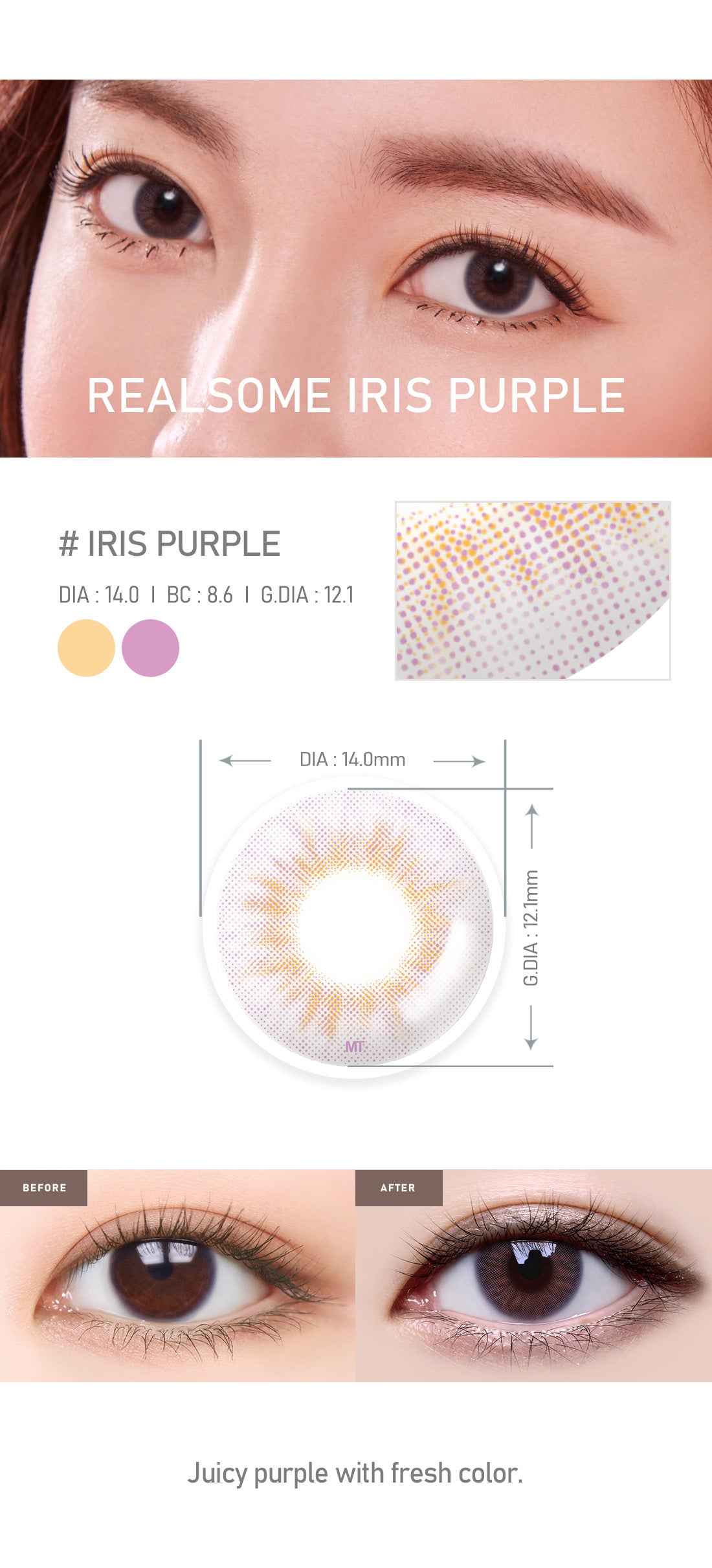 [Toric/Select Period] Torica Iris Purple